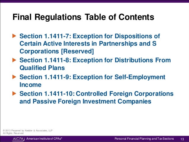Taxation and Finance (With Active Table of Contents)